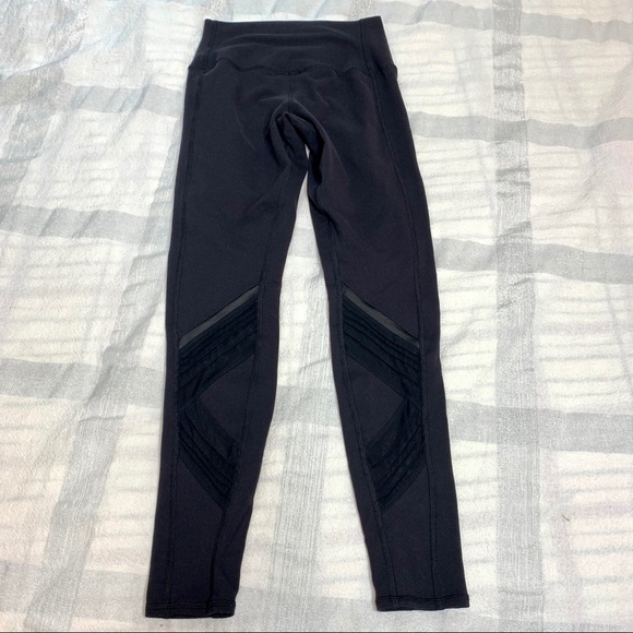 ALO High-Waist Ultimate Legging Mesh Panel Black S - Picture 14 of 15